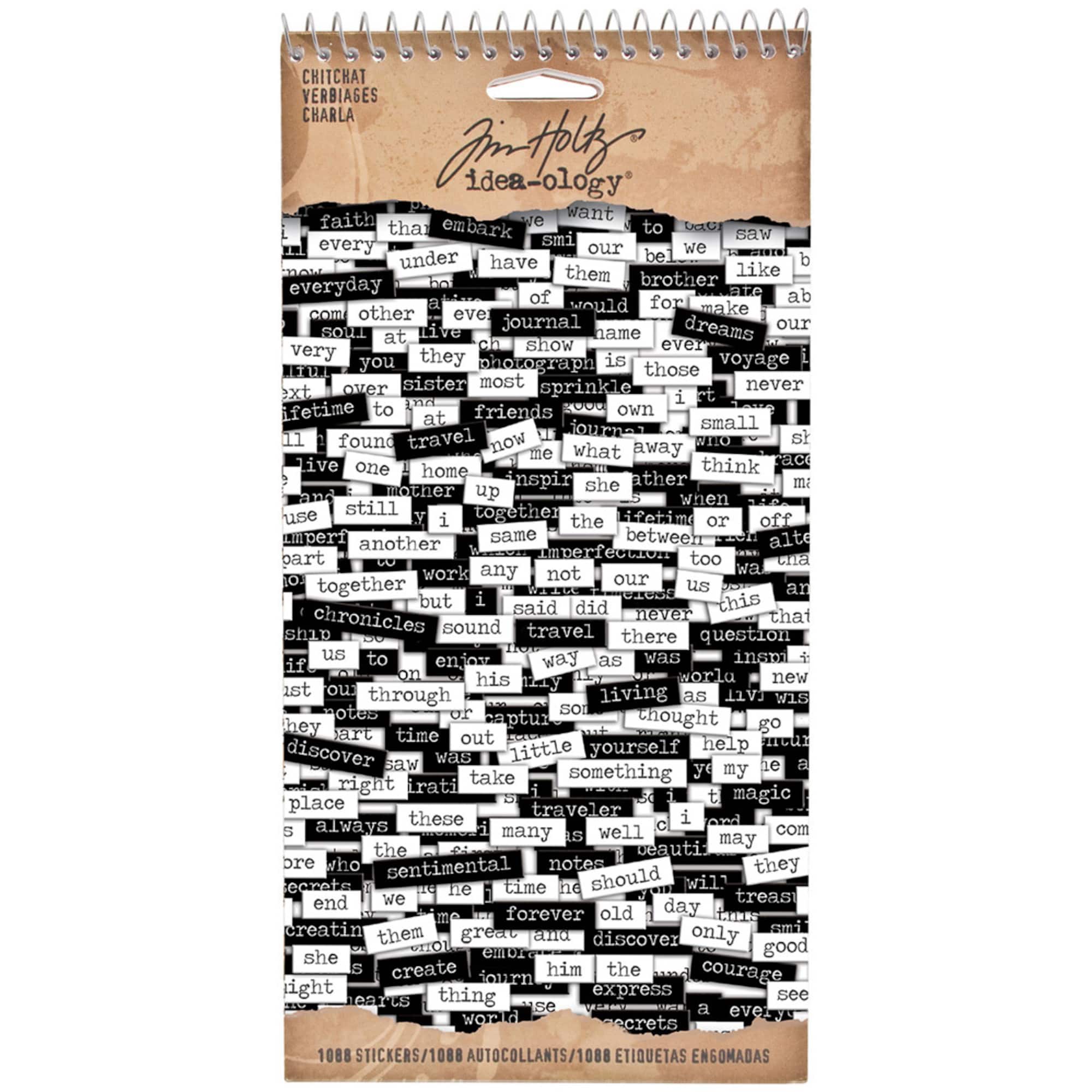 Idea-Ology Verbiages Chitchat Sticker Tablet